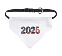 Small 'Colourful 2025' Dog/Cat/Pet Bandana (PD00061751)