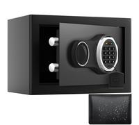 Small Combination Lock Safe Box, 12.4L Compact Security Box for Home & Office Essentials(NOT FIREPROOF, NO REMOVEABLE SHELF)