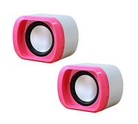 Small Computer Soundbar - Portable Multimedia Speaker,Desktop Speakers USB Speaker with Clear Sound Quality for Family Friends