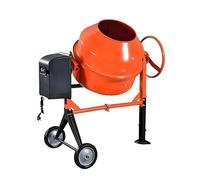Small Concrete Mixer 4.3 Cubic Feet/120l Electric 450W Portable Household Building Cement Mortar Mixer Feed Mixer