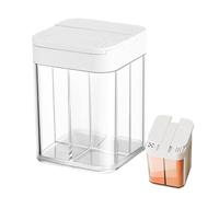 Small Condiment Containers - Transparent Storage Jars, Transparent Storage Jar for Travel to the Outdoor Kitchen Picnic Cooking Barbecue Hiking