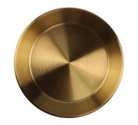 Small Condiment Dish for Sushi Tapas Snacks(Gold - 15CM)