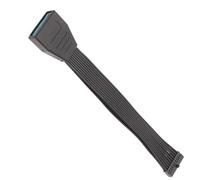 Small Connector USB 3.0 19/20pin Internal Extension Header Extender Adapter for Motherboard Black