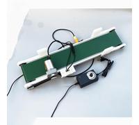 Small Conveyor Belt, DIY Elevator Model Friction Experiment Device, Adjustable Speed 1.8-7.6cm/s for Food Processing