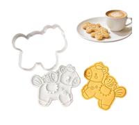 Small Cookie Cutter - 3D Printed Non-Stick Molds, Year of The Horse Cookie Shaper, Pastry Dessert Baking Tool, Holiday Party Spring Festival Accessory, Home Bakery Shop Family Use, Beginner Friendly