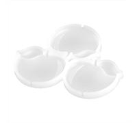 Small Cookie Cutters Maple Leaf Fruit Dinosaur Drop Glue DIY Chocolate Coral Cheese Lollipop Silicone (H, One Size)