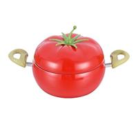Small Cooking Pots | Vegetable and Fruit Saucepan - Tomato Casserole with Lid | for Cooker, Induction, Soup, Boiling Milk, Baking, Frying and Stewing