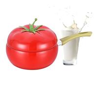 Small Cooking Pots, Vegetable and Fruit Shaped Pot | Frying Pan with Lid | For Induction Cooking on Table in the Kitchen for Milk Soup Spaghetti Frying Stew