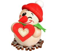 Small Cool Man Incense Figure With Heart LxHxW = 6x8x7 Cm New Incense Figure