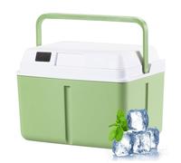 Small Cooler - 5L Insulated Portable Hard Case Box with Temperature Display | Mini Chill Ice Chest for Drink Beverage Food Outdoor Camping Picnic Boating Hiking Beach