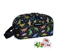Small Cooler Bag Freezable Lunch Bag for Work School Travel,Small Insulated Bag For Kids/Adults,Freezer Lunch Bags,Mini Lunch Bag Fit For Yogurt,Suit for 3+(black dinosaur)