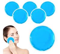 Small Cooling Pads Gel, Pack of 6 Cold Warm Compress Cool Pack, Reusable Gel Cooling Pads for Headaches, Toothaches, Tired Eyes, Breastfeeding, Insect Bites, First Aid, Wisdom Tooth