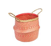 Small Coral Seagrass Basket