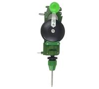 Small Cordless Drill Hand Craft Portable Hole Punch Woodworking Tools Manual Crank Compact Model Making Device for Precise DIY Projects (Green, 26X14CM)