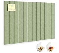 Small Cork Board Alternative, Felt Pin Board 60x40cm Notice Board, Sage