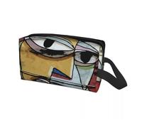 Small Cosmetic Bag Custom Pablo Picasso Girl Before A Mirror Travel Cosmetic Bag for Women Toiletry Makeup Organizer Lady Beauty Storage Dopp Kit(Color02)