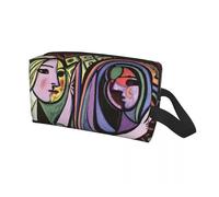 Small Cosmetic Bag Custom Pablo Picasso Girl Before A Mirror Travel Cosmetic Bag for Women Toiletry Makeup Organizer Lady Beauty Storage Dopp Kit(Color17)
