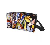 Small Cosmetic Bag Custom Pablo Picasso Girl Before A Mirror Travel Cosmetic Bag for Women Toiletry Makeup Organizer Lady Beauty Storage Dopp Kit(Color19)