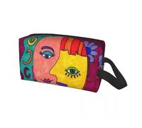 Small Cosmetic Bag Custom Pablo Picasso Girl Before A Mirror Travel Cosmetic Bag for Women Toiletry Makeup Organizer Lady Beauty Storage Dopp Kit(Color10)