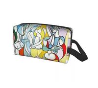 Small Cosmetic Bag Custom Pablo Picasso Girl Before A Mirror Travel Cosmetic Bag for Women Toiletry Makeup Organizer Lady Beauty Storage Dopp Kit(Color22)