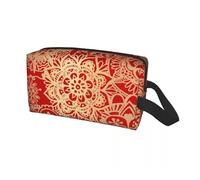 Small Cosmetic Bag Custom Travel Om Mandala Toiletry Bag Buddhism Aum Yoga Meditation Cosmetic Makeup Organizer Beauty Storage Dopp Kit Box(Color 12)