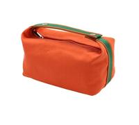 Small Cosmetic Bag - Makeup Cosmetic Travel Bags, Portable Travel Organiser Bag | Zipper Carry Bag for Toiletries, Travel Bags for Toiletries, Travel, Beach, Gym, Orange1, 22 x 12 x 9 cm, See