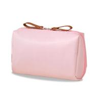 Small Cosmetic Bag, Small Makeup Bag, Waterproof Travel Make Up Pouch with Zipper, for Women and Girls (Pink m)