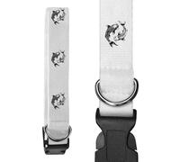 Small 'Couple of Koi Fish' Dog Collar (PR00056083)