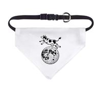 Small 'Cow Jumping Over Moon' Dog/Cat/Pet Bandana (PD00061097)