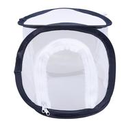 Small Creature Rearing Enclosure, Outdoor Breathable Foldable Mesh Housing with Zipper Entry, Polyester Netting Transparent Space for Larval Development