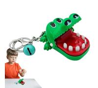 Small Crocodile Keychain | Funny Bite Finger Crocodile Keyring,Bite Finger Kid Animal Toy Kid Biting Hand Animal Toy for 4+ Boys Girls Kids Child