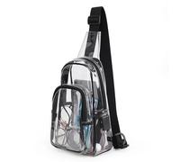Small Crossbody Bag for Women and Man Sling Bag and Purse Clear Bag Stadium Approve Fanny Pack Backpacks Purse