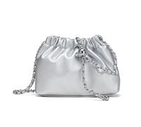 Small Crossbody Bag For Women Trendy.Dumpling Bag Clutch Purse For Women Evening Bag Cloud Purse Vegan Leather Hobo Bag, Vegan Leather-silvery