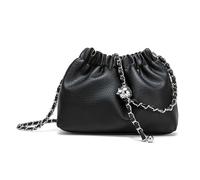 Small Crossbody Bag For Women Trendy.Dumpling Bag Clutch Purse For Women Evening Bag Cloud Purse Vegan Leather Hobo Bag, Vegan Leather-black