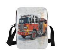 Small Crossbody bags for Men and Women Trendy Shoulder Bag with Adjustable Strap Travel Work Steamship A Road Strewn with Flowers