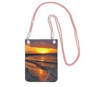 Small Crossbody Bags for Women Cell Phone Bag Mini Sling Bag Sunset at Honeymoon Island State Park Phone Purses Cellphone Wallet