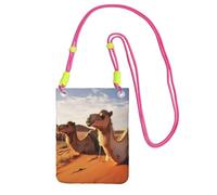 Small Crossbody Bags for Women Cell Phone Purse Mini Cellphone Wallet Camels Rest Desert Cell Phone Bag