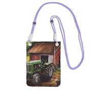 Small Crossbody Bags for Women Cell Phone Purse Mini Cellphone Wallet Tractor on the Farm Cell Phone Bag