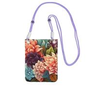 Small Crossbody Bags for Women Cell Phone Purse Waterproof Phone Bag Flowers as background Wallet Purses Fanny Pack