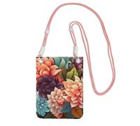 Small Crossbody Bags for Women Cell Phone Purse Waterproof Phone Bag Flowers as background Wallet Purses Fanny Pack