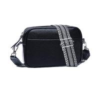 Small Crossbody Bags for Women Genuine Leather, Guitar Strap Shoulder Handbag Purse Camera Bag with Rfid Card Slots, A1-black, S, Trendy
