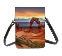 Small Crossbody Bags For Women Girl, Arches National Park Cell Phone Purse Pu Leather Wallet Bag With Shoulder Strap