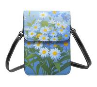 Small Crossbody Bags For Women Girl, Do Not Forget Me Cell Phone Purse Pu Leather Wallet Bag With Shoulder Strap