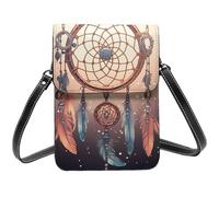 Small Crossbody Bags For Women Girl, Native American Dream Catcher Cell Phone Purse Pu Leather Wallet Bag With Shoulder Strap
