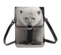 Small Crossbody Bags for Women Mini Phone Purse Leather Cell Phone Wallet | Women'S Shoulder Handbags Polar Bear Crossbody Phone Bags With Adjustable Strap