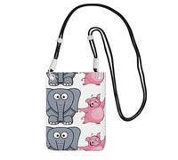 Small Crossbody Purse Carry A Mobile Phone Bag Diagonally Elephant And Piggie Mini Shoulder Purse Wallet Smart Phone Wallet