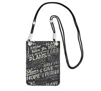 Small Crossbody Purse Carry A Mobile Phone Bag Diagonally I Know The Plans Have You Declares Lord Mini Shoulder Purse Wallet Smart Phone Wallet