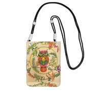 Small Crossbody Purse Carry A Mobile Phone Bag Diagonally Owl Beliefs Mini Shoulder Purse Wallet Smart Phone Wallet