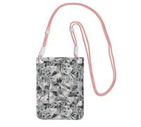 Small Crossbody Purse Cell Phone Wallet Purses Should Bag Crossbody Bag,Diamond Texture Style Crystal,Pink