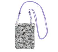 Small Crossbody Purse Cell Phone Wallet Purses Should Bag Crossbody Bag,Diamond Texture Style Crystal,Purple